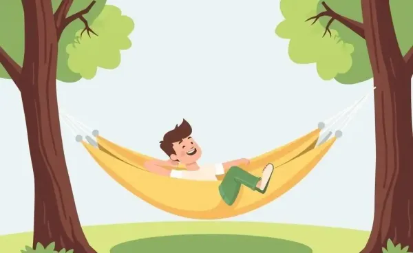 Person in a hammock representing financial independence
