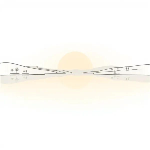 Peaceful landscape symbolizing financial tranquility