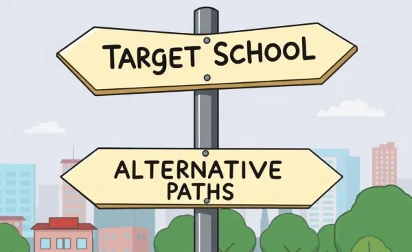 Illustration of different career paths in finance with a city backdrop