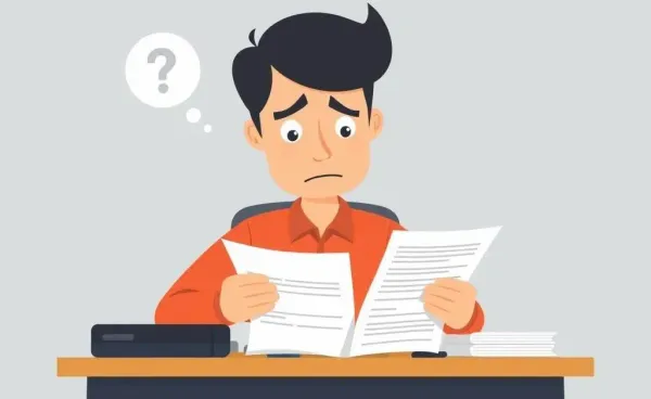 A person questioning a financial advisor about commissions