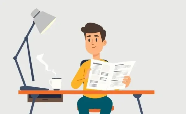 A person planning finances at a desk after a job loss