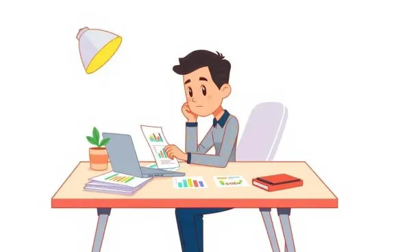 A person working on financial planning at a desk