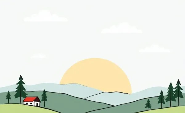 A calm scene symbolizing financial balance and confidence