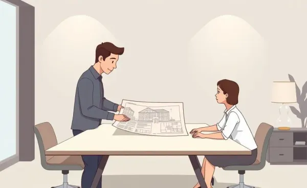 Illustration of financing discussion for a construction project