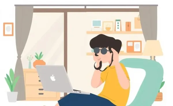 A person documenting home inventory on a laptop