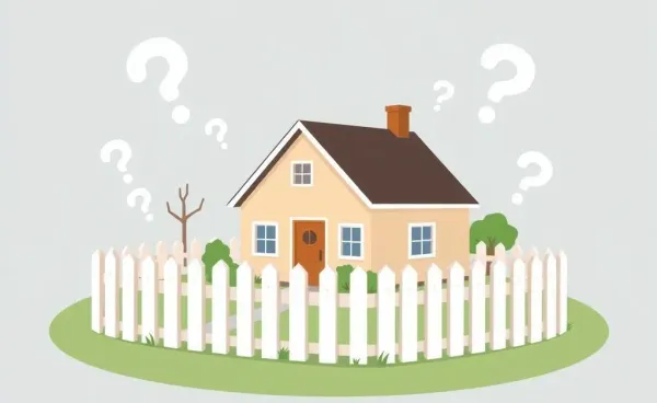 Cartoon image of a house with unclear boundaries