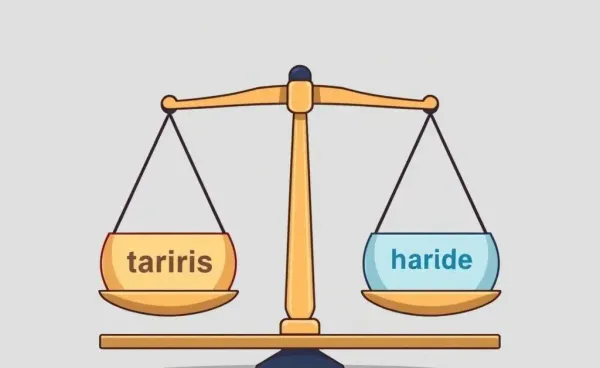 Scales balancing India-US tariffs and trade