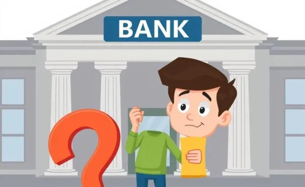 A confused person considering inheriting debt