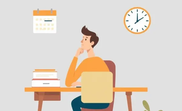 A thoughtful person considering the timing of filing an insurance claim