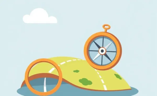 A compass and roadmap symbolizing guidance through insurance changes