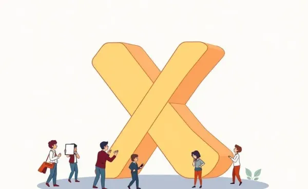 People analyzing a large percentage symbol representing interest rate changes