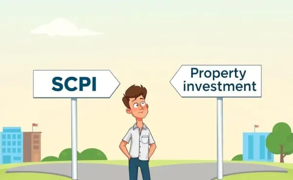 Person at a crossroads considering SCPI and property investment