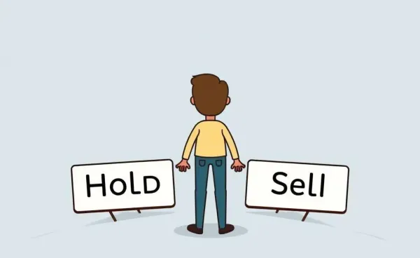 Person at a crossroad deciding on investment path