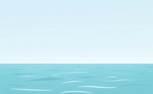 A calm sea symbolizing the mood of an investment journey