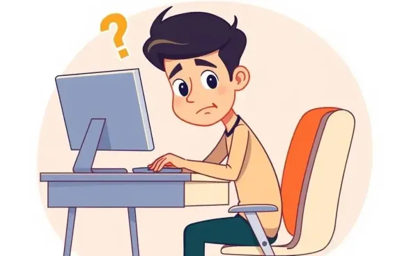 A thoughtful person at a desk planning next steps after losing their job