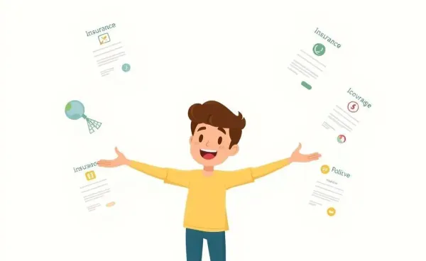 Person juggling life insurance policies