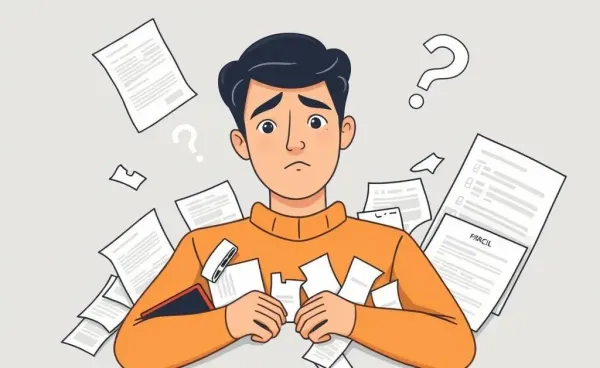 Person managing cell phone bills, contracts, and smartphone
