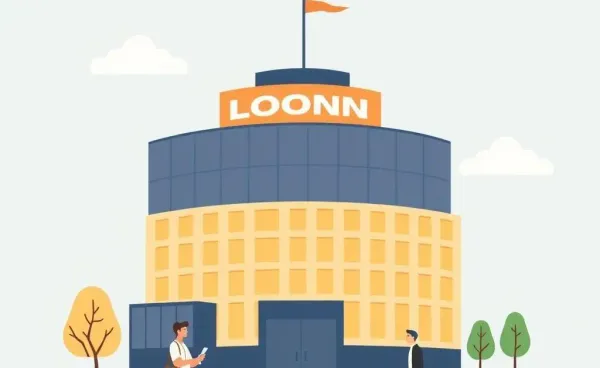 A giant corporation with smaller businesses in its shadow