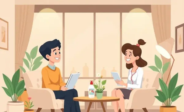 Couple consulting with a mortgage advisor at a desk