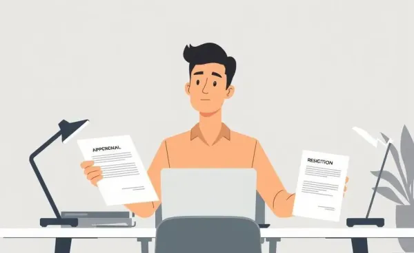 Person deciding whether to quit job after receiving a mortgage offer