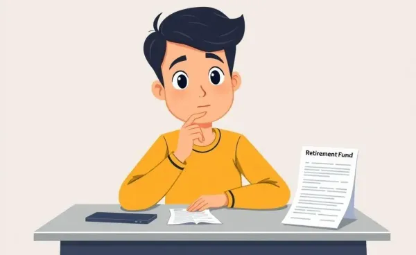 Person contemplating mortgage payoff using retirement savings.