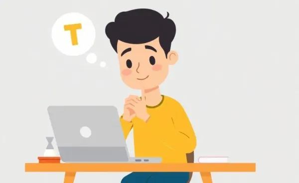 Person researching insurance options online at a desk
