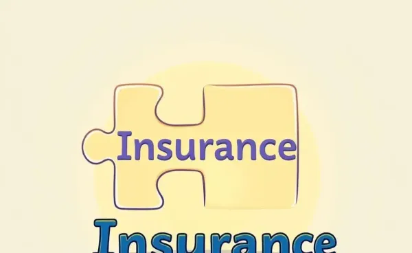 Illustration of a puzzle piece fitting into a puzzle with the word 'Insurance'