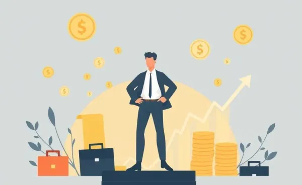 Person stepping into personal finance decisions world