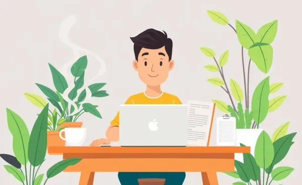 A person planning their budget at a desk