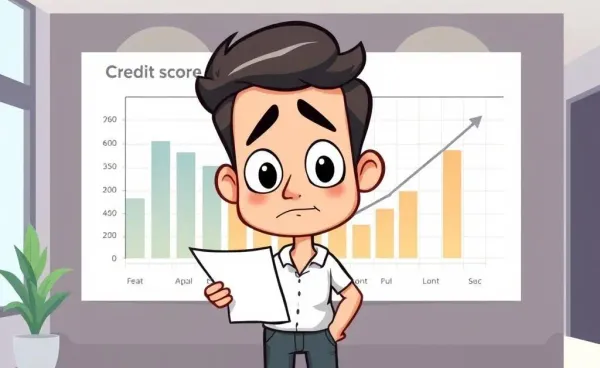 Person puzzled by credit score