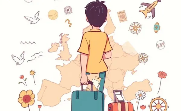 A person planning retirement travel in the EU