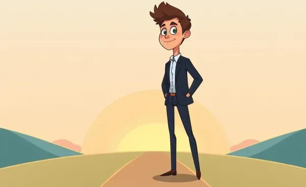 A young professional at the start of their insurance career path