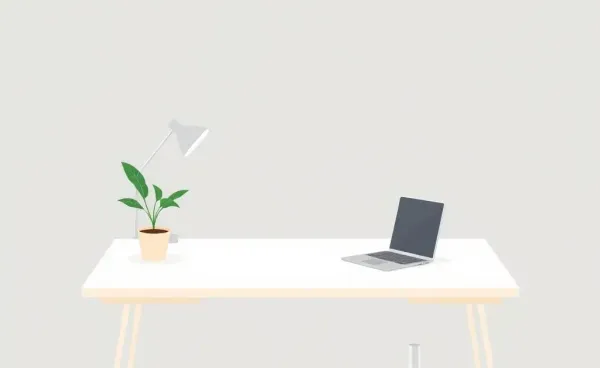 An inviting workspace with a sunny garden view as the header image