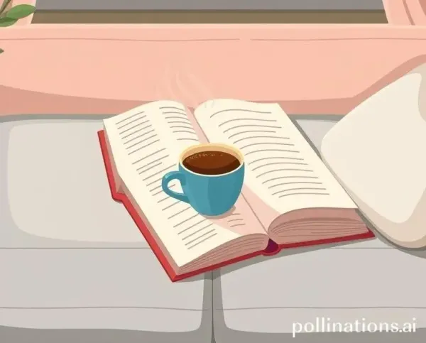 A serene scene depicting a relaxing weekend morning.