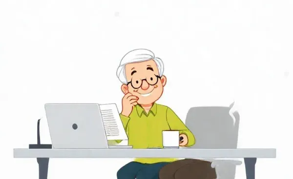 Retiree examining investment options including closed-end funds