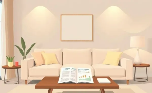 Family discussing retirement plans in a cozy living room